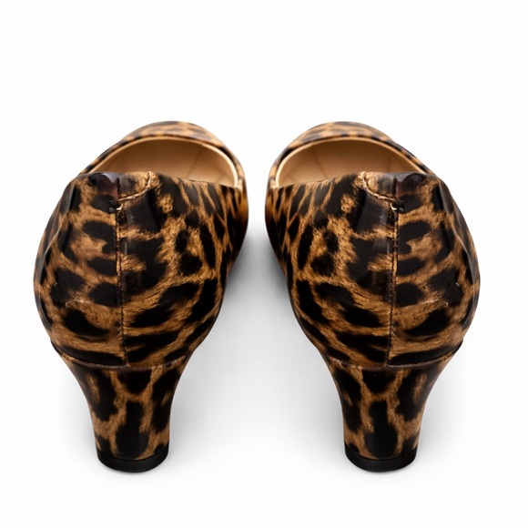Easy Spirit Anti Gravity Leopard Print Pumps Low Block Heel Women’s 7 - Picture 3 of 4